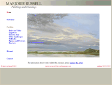 Tablet Screenshot of mrussellpaintings.com